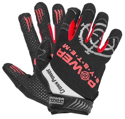 Рукавички для кросфіту з довгим пальцем Power System PS-2860 Cross Power Black/Red S (1231853)