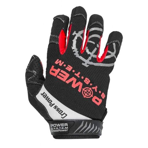 Рукавички для кросфіту з довгим пальцем Power System PS-2860 Cross Power Black/Red S (1231853)