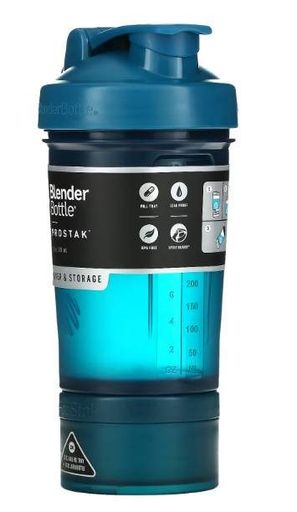 Шейкер спортивний BlenderBottle ProStak 22oz/650ml з 2-ма контейнерами Navy (Original) (1231997)