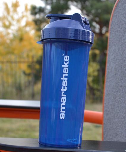 Шейкер спортивний Smartshake Lite 1000ml Glossy-Navy Blue (1232006)
