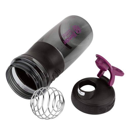 Шейкер спортивний (пляшка) BlenderBottle SportMixer 28oz/820ml Black/Plum (Original) (1232015)