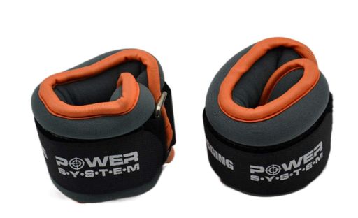 Обважнювачі-манжети для ніг та рук Power System PS-4072 Ankle Weights (2шт.*1.5 kg) (пара) (1232023)
