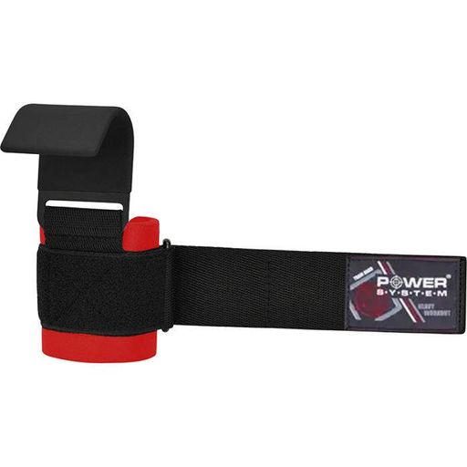 Гаки для тяги на зап'ястя Power System PS-3310 Hardcore Hooks Black/Red (1232110)