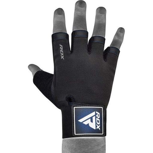 Рукавички для фітнесу RDX T2 Half Blue PLUS-L (1232122)