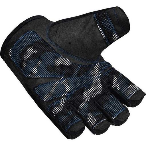 Рукавички для фітнесу RDX T2 Half Blue PLUS-L (1232122)