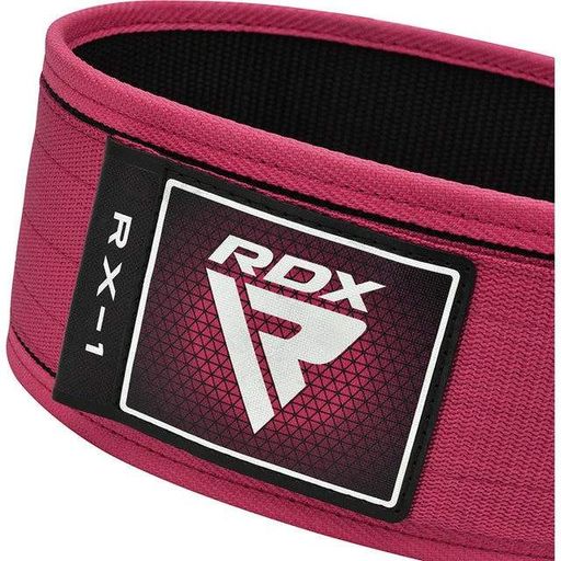 Пояс для важкої атлетики RDX RX1 Weight Lifting Belt PINK-XS (1232140)