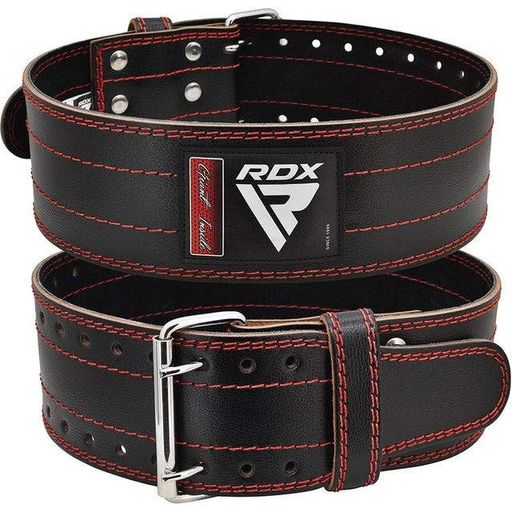 Пояс для пауерліфтингу RDX RD1 шкіряний Red M (1232248)