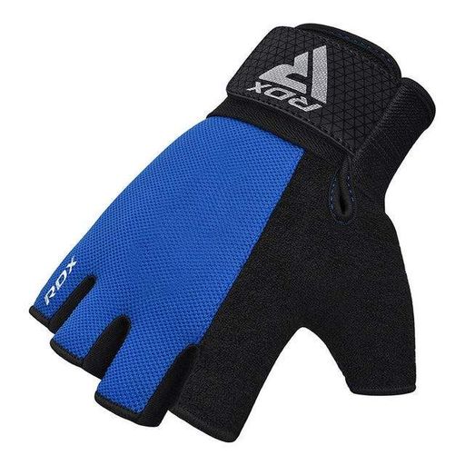 Рукавички для фітнесу RDX W1 HALF BLUE PLUS-XL (1232263)