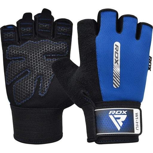 Рукавички для фітнесу RDX W1 HALF BLUE-XL (1232275)