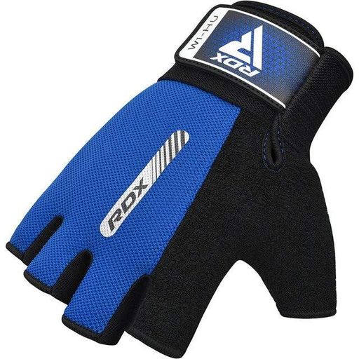 Рукавички для фітнесу RDX W1 HALF BLUE-L (1232279)