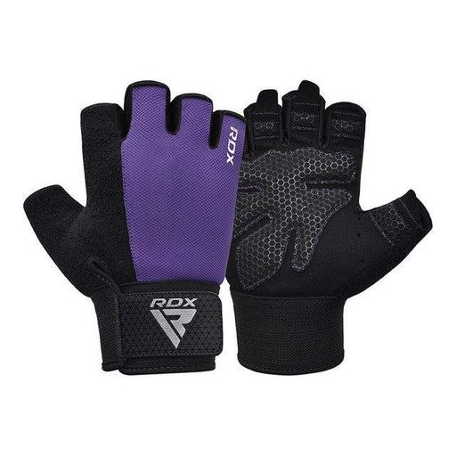 Рукавички для фітнесу RDX W1 HALF PURPLE PLUS-M (1232286)