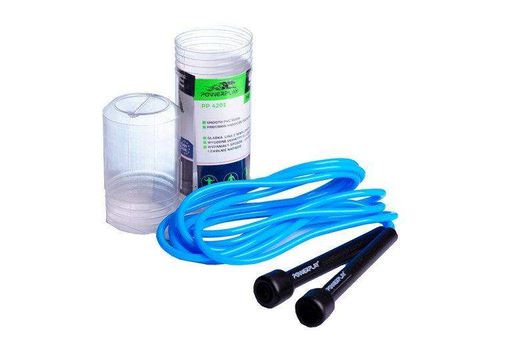 Скакалка PowerPlay 4201 Basic Jump Rope Синя (2,8m.) (1232406)