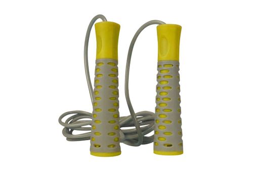 Скакалка PowerPlay 4206 Jump Rope PRO+ Сіро-жовта (2,75m.) (1232409)