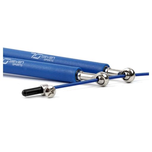Скакалка швидкісна 7SPORTS Elite Rope 3м. металева на підшипниках SK-5 синя (1232425)