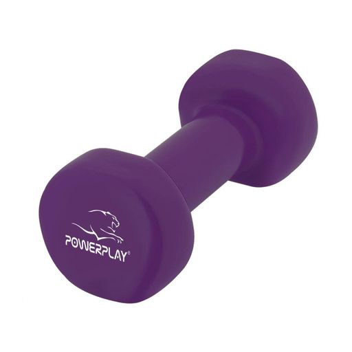Гантель вінілова PowerPlay 4125 Achilles 2.5 кг. Фіолетова (1шт.) (1232476)