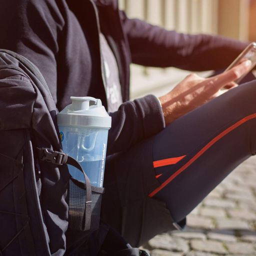 Шейкер спортивний SmartShake Slim 500ml Pure White (1232702)