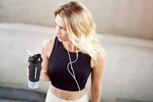Шейкер спортивний SmartShake Slim 500ml Gray (1232741)