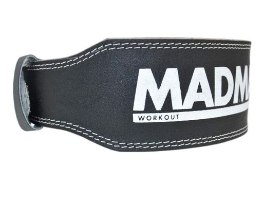 Пояс для важкої атлетики MadMax MFB-244 Sandwich шкіряний Black XL (1232753)