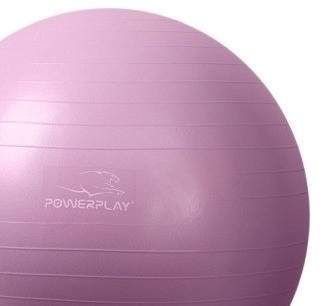 М'яч для фітнесу (фітбол) PowerPlay 4001 Ø75 cm Gymball Фіолетовий + помпа (1232780)