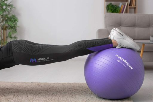 М'яч для фітнесу (фітбол) Power System PS-4011 Ø55 cm PRO Gymball Purple (1232795)