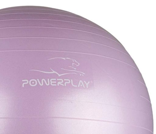 М'яч для фітнесу (фітбол) PowerPlay 4001 Ø65 cm Gymball  Ліловий + помпа (1232799)