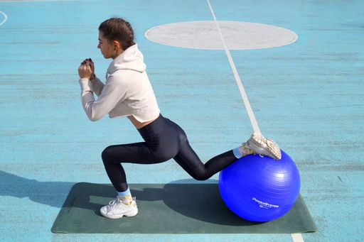 М'яч для фітнесу (фітбол) Power System PS-4018 Ø85 cm PRO Gymball Blue (1232813)