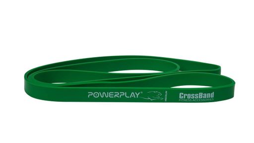Еспандер-петля (гумка для фітнесу і кроссфіту) PowerPlay 4115 Power Band Зелена (16-32kg) (1232908)