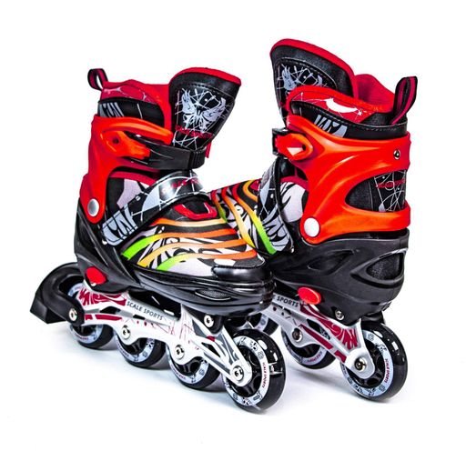 Ролики Scale Sports. Red-black (размер 38-41) LF 907M-L (1233073)