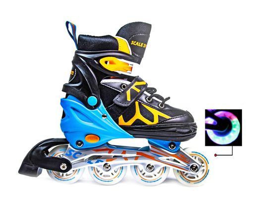Ролики Scale Sports. Black-orange (размер 34-37) LF 601A-M (1233075)