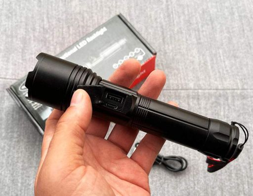 Фонарь аккумуляторный Multifunctional LED Flashlight 902 карманный мощный фонарик ручной зум zoom 18650 (1233359)