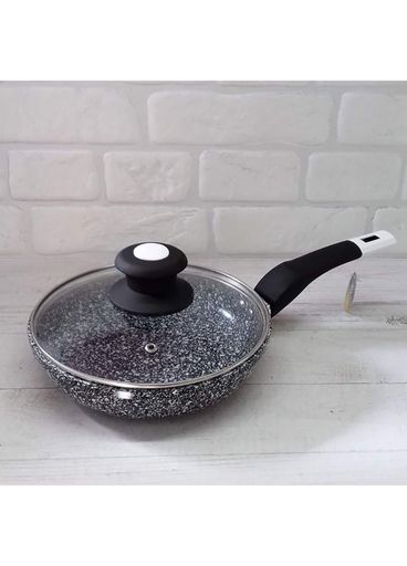 Пательня з кришкою і мармуровим покриттям Edenberg 24 см EB-9166 (1235964)