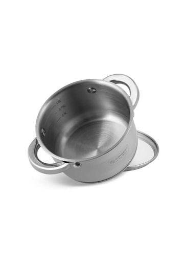 Кастрюля из нержавеющей стали с крышкой 1 л Edenberg EB-3002 (1236760)