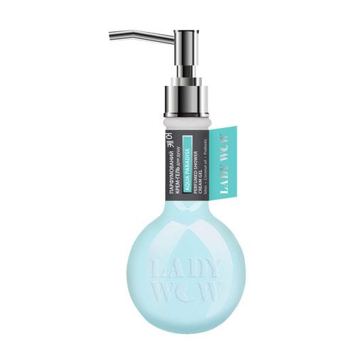 Парфюмированный крем-гель для душа Lady Wow Perfumed Shower Cream Gel, Aqua Paradise, 350 мл