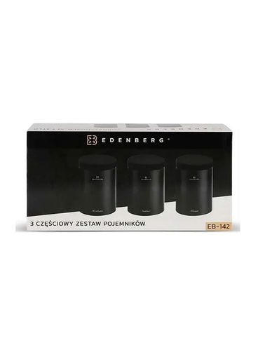 Набор банок для хранения сыпучих продуктов - 3 предмета Edenberg EB-142 (1237391)