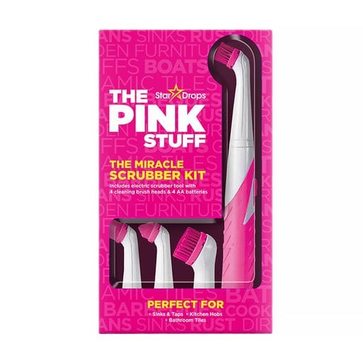 Щітка для прибирання The Pink Stuff The Miracle Scrubber Kit, 4