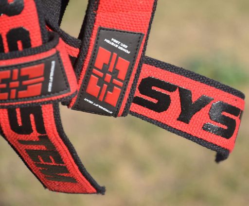 Лямки для тяги Power System PS-3401 Lifting Straps Duplex Black/Red (1241764)