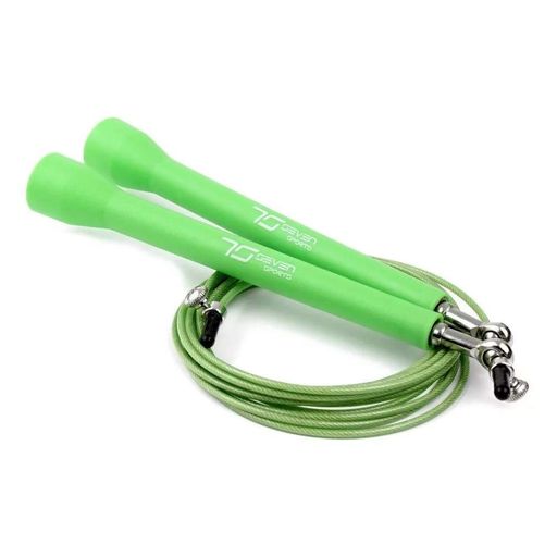 Скакалка швидкісна 7SPORTS Elite Rope 3м. металева на підшипниках SK-5 зелена (1241877)
