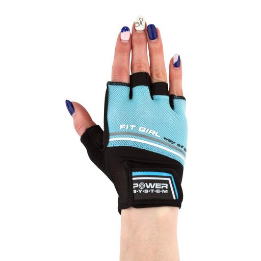 Рукавички для фітнесу Power System PS-2920 Fit Girl Evo Blue M (1242530)