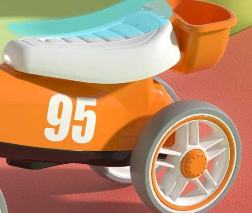 Біговел Tech 95 чотириколісний помаранчевий (1244006)