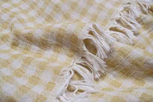 Покривало Lotus Home - Checked Gingham жовтий 190x225 (1246483)