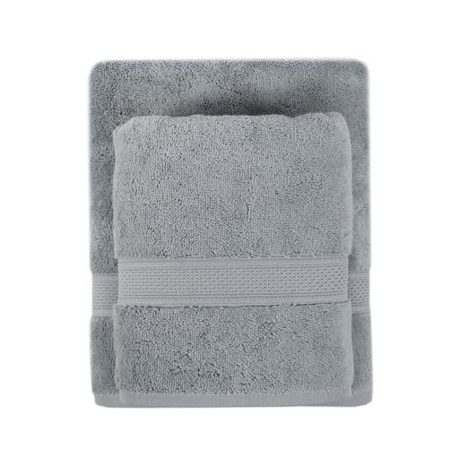 Полотенце махровое Lotus Home - Grand soft twist grey серый 90x150 (1246756)