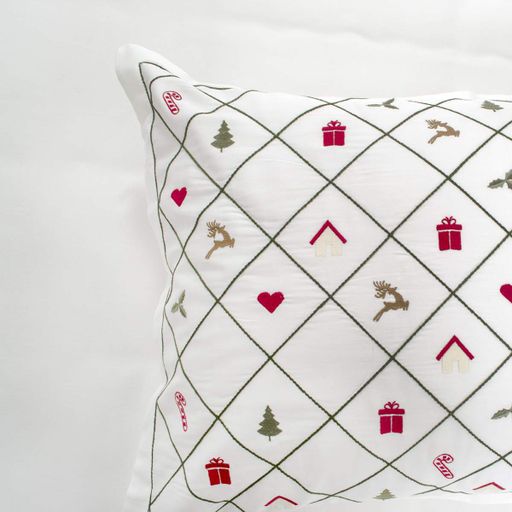 Постільна білизна сатин Lotus Home Craft Collection - Candy cane євро (1246860)