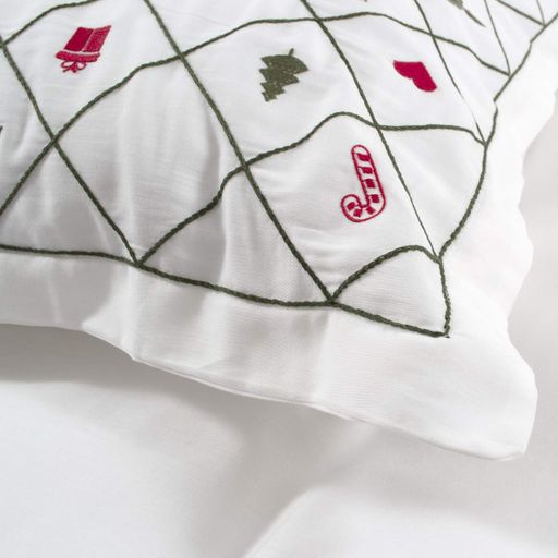 Постільна білизна сатин Lotus Home Craft Collection - Candy cane євро (1246860)