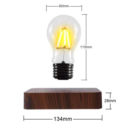 Левітирующая лампочка-світильник Levitating light bulb V2 13,5х7 см (LPB0001R2V2) (1247340)