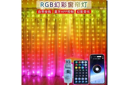 Гірлянда-штора з дистанційним керуванням XPRO SFK-05 3*2 APP Bluetooth USB (44878-16901_764) (1247586)