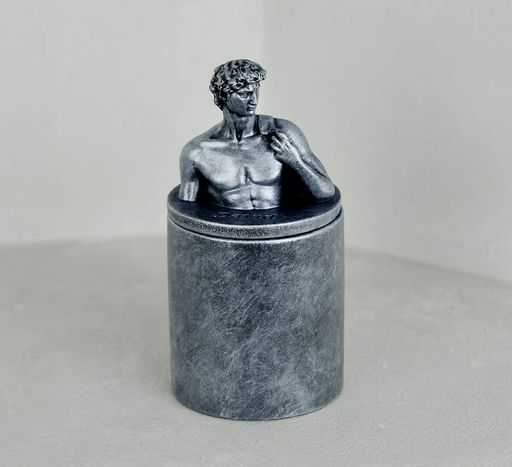 Аромасвічка DAVID AGARWOOD SILVER 100% WOOD WAX 165g 35h Гранд Презент NAC 1109 (1248536)