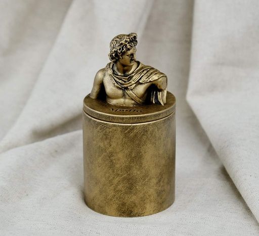 Аромасвічка APOLLO BURLEY VANILLA BRONZE 100% WOOD WAX 165g 35h Гранд Презент NAC 1108 (1248537)