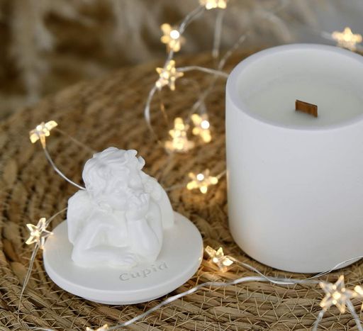 Аромасвічка CUPID SANTAL BEIGE 100% WOOD WAX 165g 35h Гранд Презент NAC 1102 (1248545)