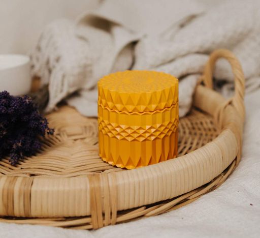 Аромасвічка ROMANTIC TEA SPA YELLOW 100% WOOD WAX 200g 42h Гранд Презент NAC 1081 (1248558)