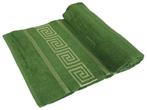 Простынь махровая Parisa J-038 Caesar зеленый 200x220 (400 гр/м2) (1248787)
